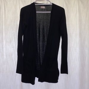 Black cardigan
